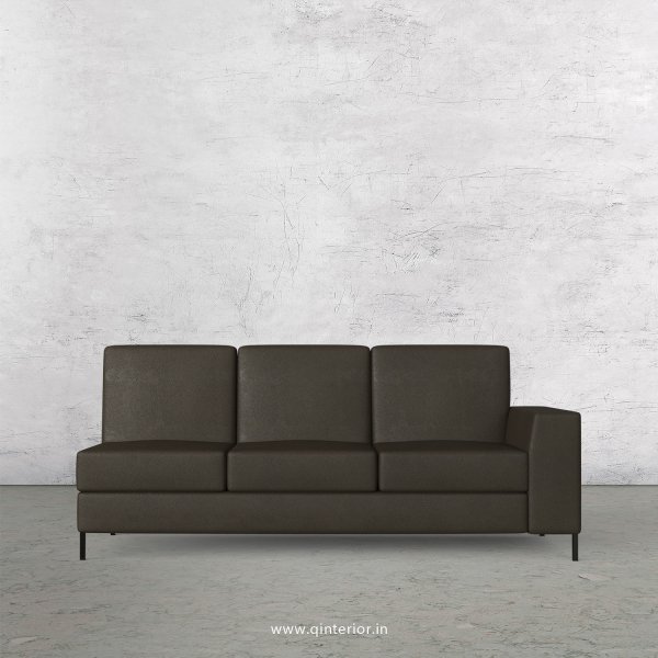 Viva 3 Seater Modular Sofa in Fab Leather Fabric - MSFA007 FL11