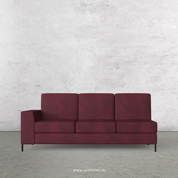 Viva 3 Seater Modular Sofa in Fab Leather Fabric - MSFA003 FL12