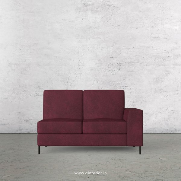Viva 2 Seater Modular Sofa in Fab Leather Fabric - MSFA006 FL12