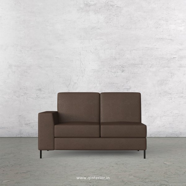 Viva 2 Seater Modular Sofa in Fab Leather Fabric - MSFA002 FL16