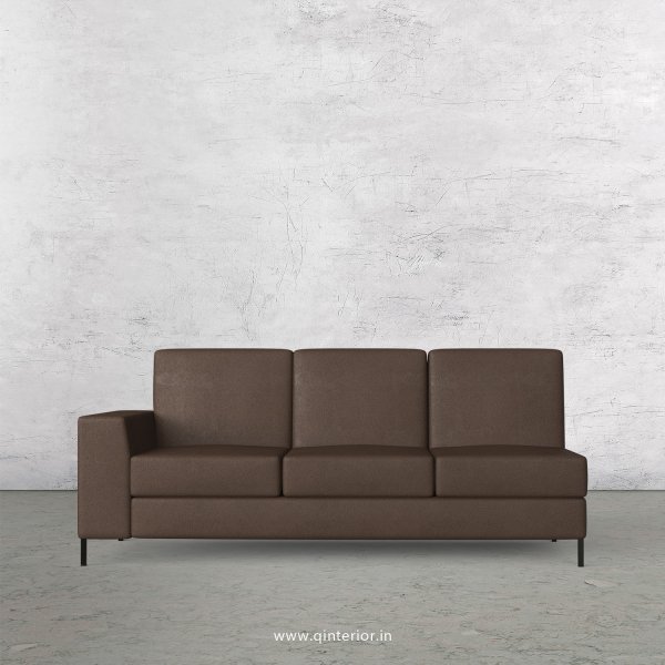 Viva 3 Seater Modular Sofa in Fab Leather Fabric - MSFA003 FL16