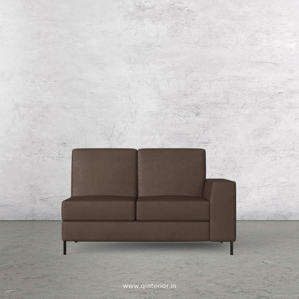 Viva 2 Seater Modular Sofa in Fab Leather Fabric - MSFA006 FL16