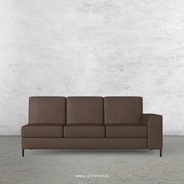Viva 3 Seater Modular Sofa in Fab Leather Fabric - MSFA007 FL16
