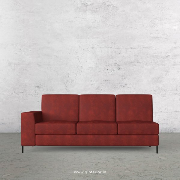 Viva 3 Seater Modular Sofa in Fab Leather Fabric - MSFA003 FL17