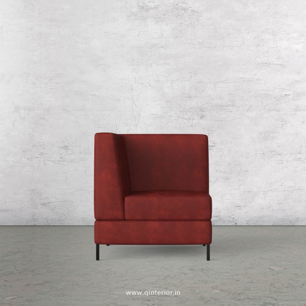 Viva Corner Seater Modular Sofa in Fab Leather Fabric - MSFA004 FL17
