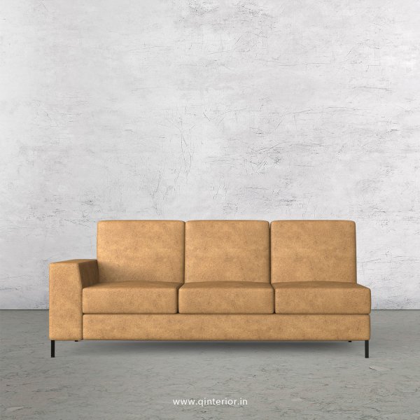 Viva 3 Seater Modular Sofa in Fab Leather Fabric - MSFA003 FL02