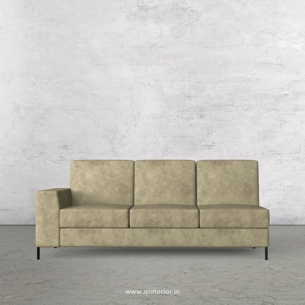 Viva 3 Seater Modular Sofa in Fab Leather Fabric - MSFA003 FL03