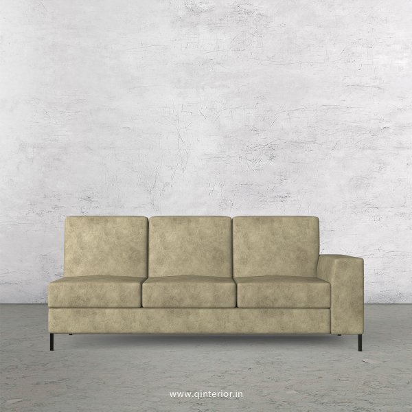 Viva 3 Seater Modular Sofa in Fab Leather Fabric - MSFA007 FL03