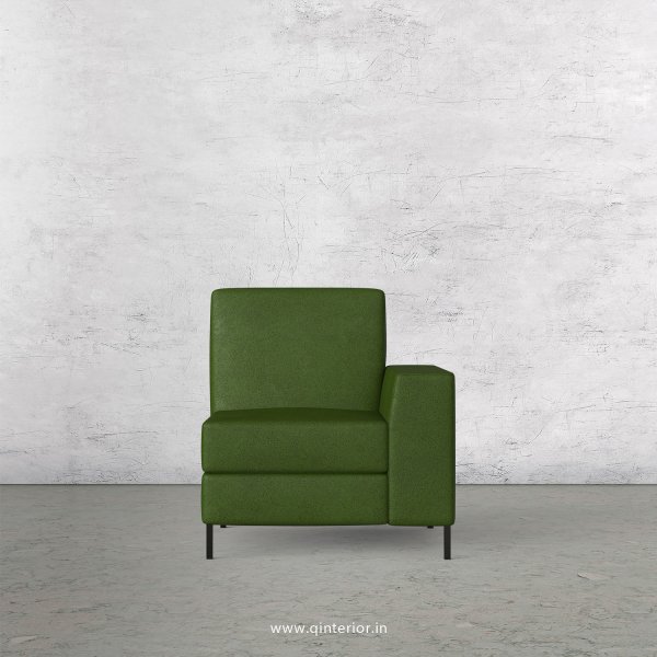 Viva 1 Seater Modular Sofa in Fab Leather Fabric - MSFA005 FL04