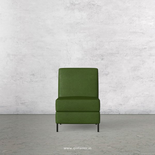 Viva 1 Seater Modular Sofa in Fab Leather Fabric - MSFA008 FL04