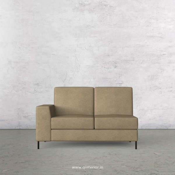 Viva 2 Seater Modular Sofa in Fab Leather Fabric - MSFA002 FL06