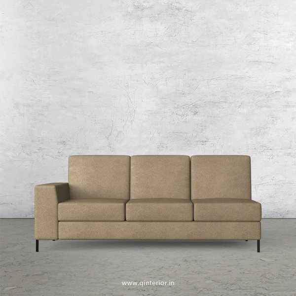 Viva 3 Seater Modular Sofa in Fab Leather Fabric - MSFA003 FL06