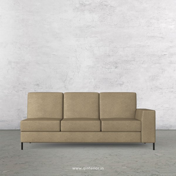 Viva 3 Seater Modular Sofa in Fab Leather Fabric - MSFA007 FL06