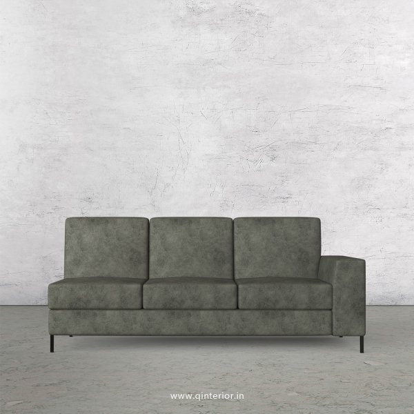 Viva 3 Seater Modular Sofa in Fab Leather Fabric - MSFA007 FL07