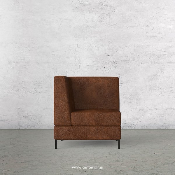 Viva Corner Seater Modular Sofa in Fab Leather Fabric - MSFA004 FL09