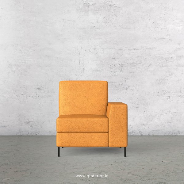 Viva 1 Seater Modular Sofa in Fab Leather Fabric - MSFA005 FL14