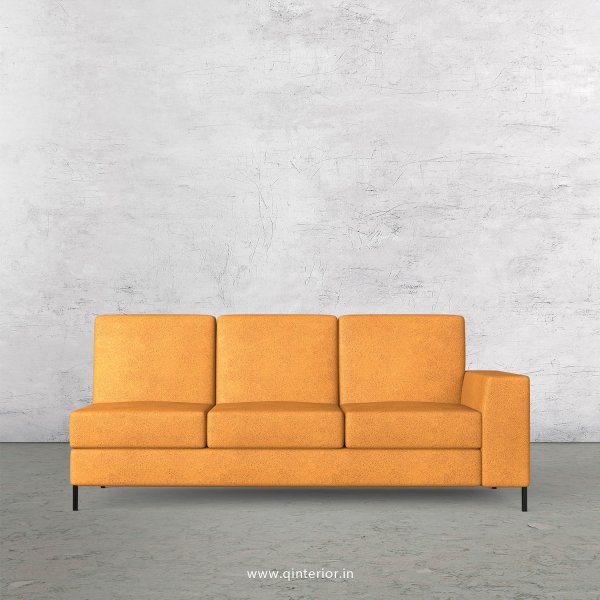 Viva 3 Seater Modular Sofa in Fab Leather Fabric - MSFA007 FL14