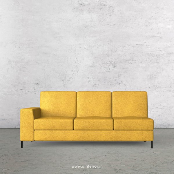 Viva 3 Seater Modular Sofa in Fab Leather Fabric - MSFA003 FL18