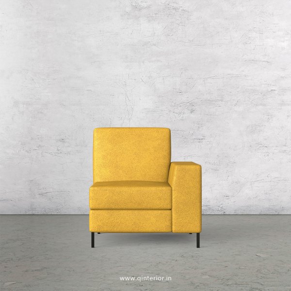 Viva 1 Seater Modular Sofa in Fab Leather Fabric - MSFA005 FL18