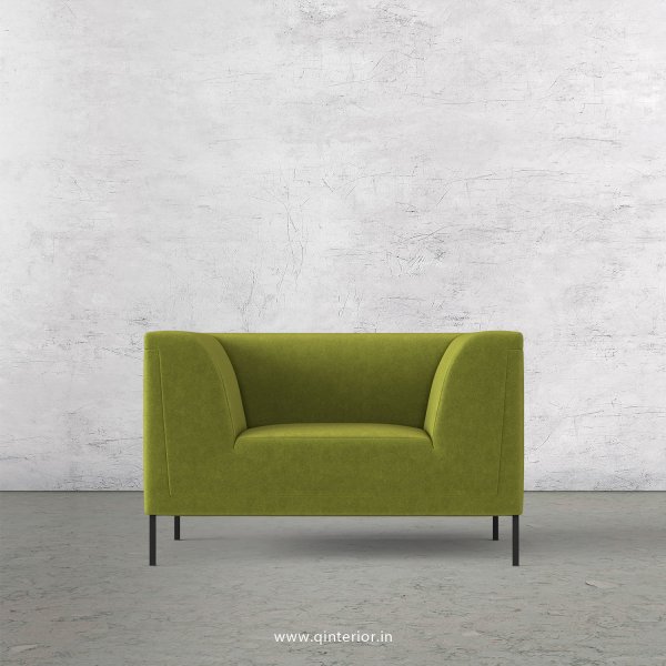 LUXURA 1 Seater Sofa in Velvet Fabric - SFA017 VL10