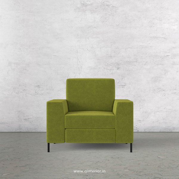 Viva 1 Seater Sofa in Velvet Fabric - SFA015 VL10