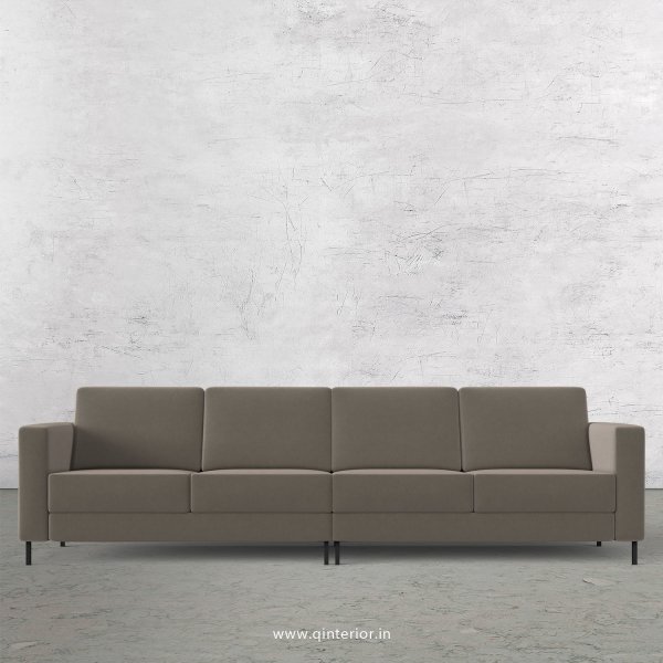 NIRVANA 4 Seater Sofa in Velvet Fabric - SFA016 VL12