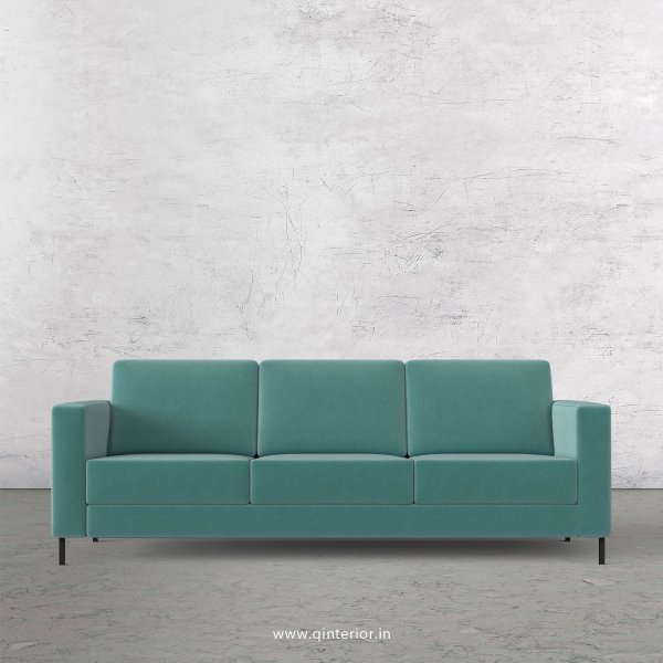 NIRVANA 3 Seater Sofa in Velvet Fabric - SFA016 VL14