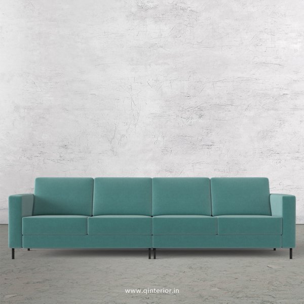 NIRVANA 4 Seater Sofa in Velvet Fabric - SFA016 VL14