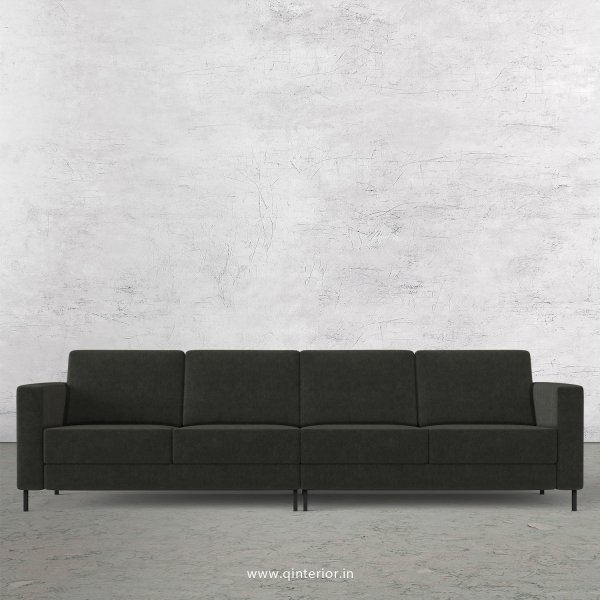 NIRVANA 4 Seater Sofa in Velvet Fabric - SFA016 VL15