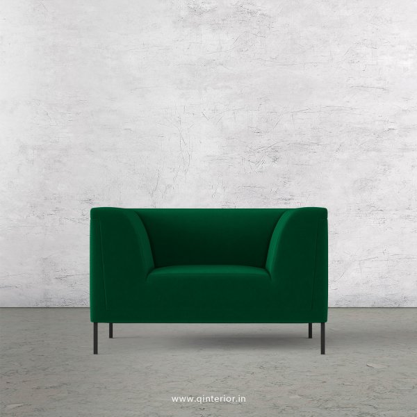 LUXURA 1 Seater Sofa in Velvet Fabric - SFA017 VL17