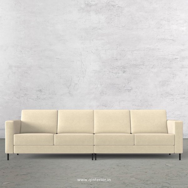 NIRVANA 4 Seater Sofa in Velvet Fabric - SFA016 VL01
