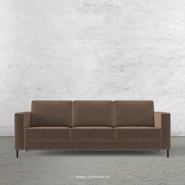 NIRVANA 3 Seater Sofa in Velvet Fabric - SFA016 VL02