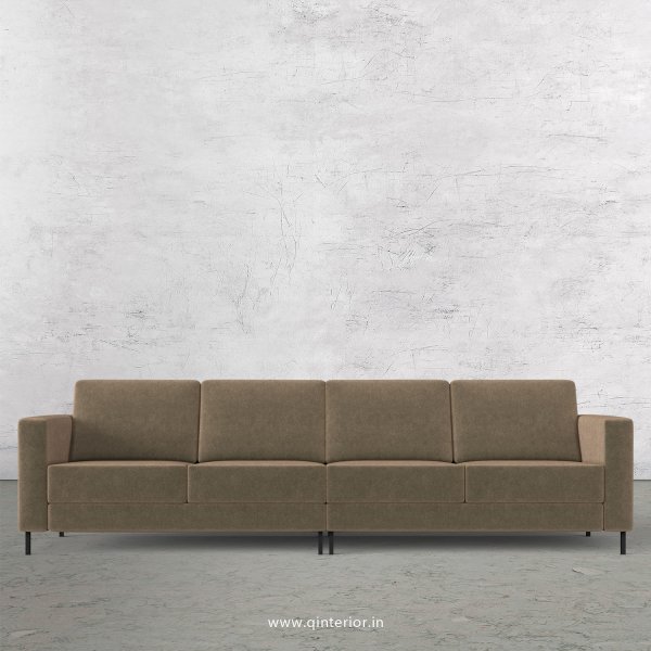 NIRVANA 4 Seater Sofa in Velvet Fabric - SFA016 VL03