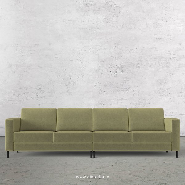 NIRVANA 4 Seater Sofa in Velvet Fabric - SFA016 VL04