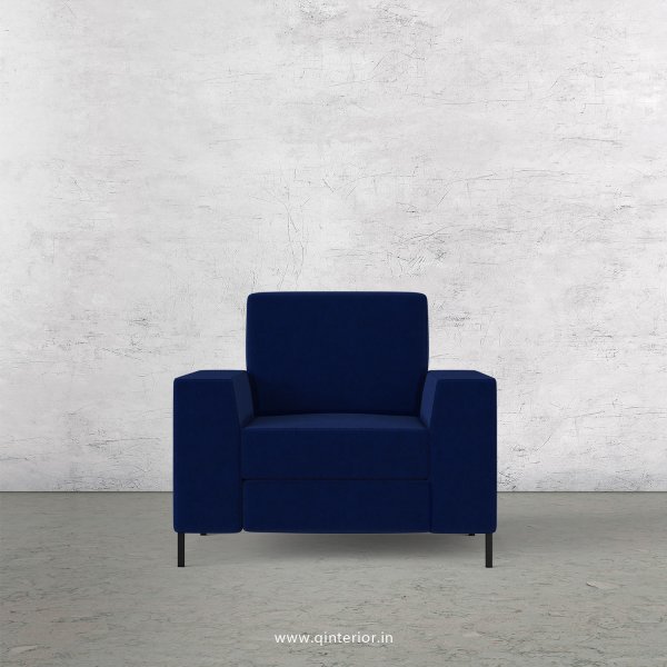 Viva 1 Seater Sofa in Velvet Fabric - SFA015 VL05