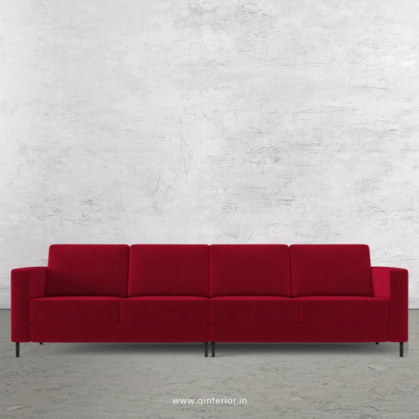 NIRVANA 4 Seater Sofa in Velvet Fabric - SFA016 VL08
