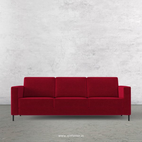 NIRVANA 3 Seater Sofa in Velvet Fabric - SFA016 VL08