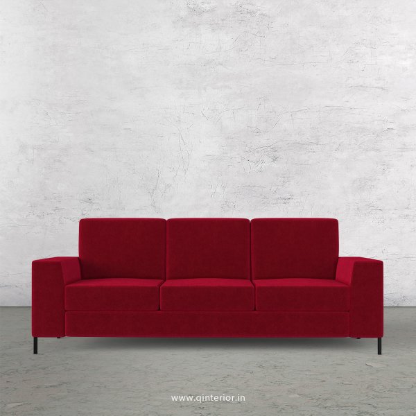 Viva 3 Seater Sofa in Velvet Fabric - SFA015 VL08