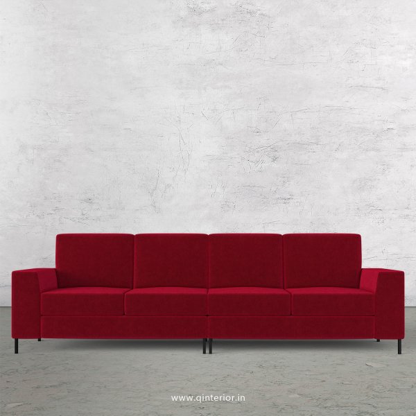 Viva 4 Seater Sofa in Velvet Fabric - SFA015 VL08