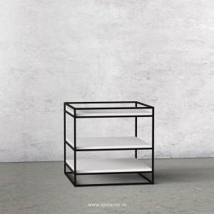Opulent Side Table with White Finish - OST003 C4