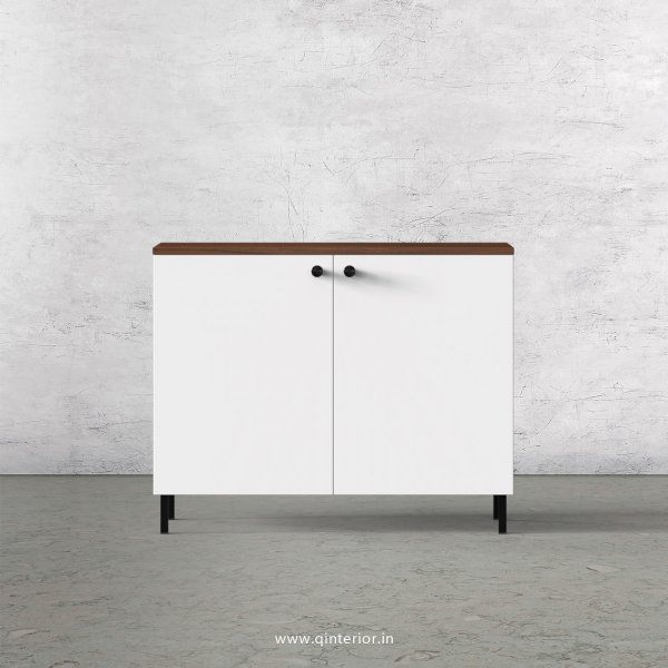 Lambent Cabinet Box in Teak and White Finish – QSB021 C6
