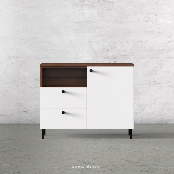 Lambent Cabinet Box in Teak and White Finish – QSB035 C6