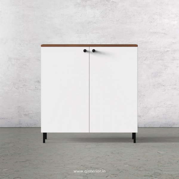 Lambent Cabinet Box in Teak and White Finish – QSB043 C6