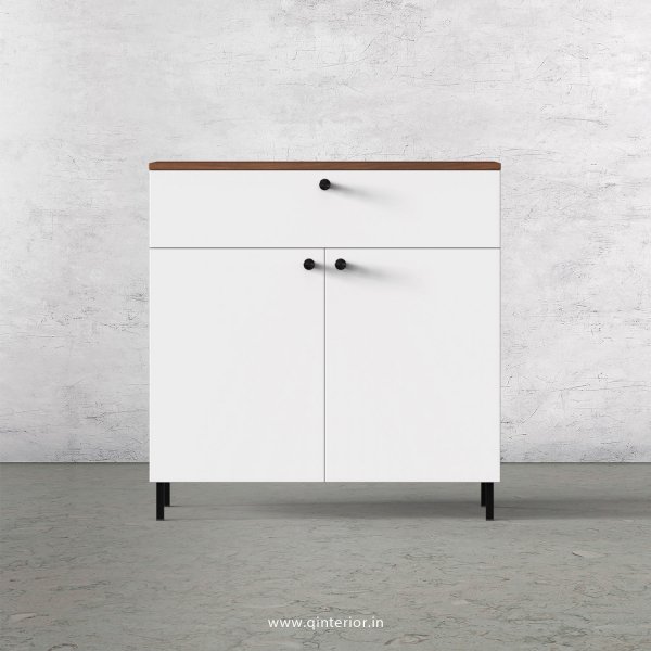 Lambent Cabinet Box in Teak and White Finish – QSB044 C6