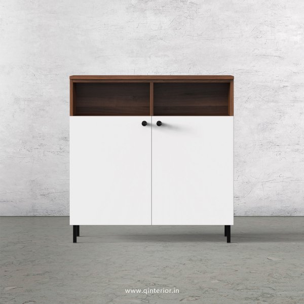 Lambent Cabinet Box in Teak and White Finish – QSB055 C6