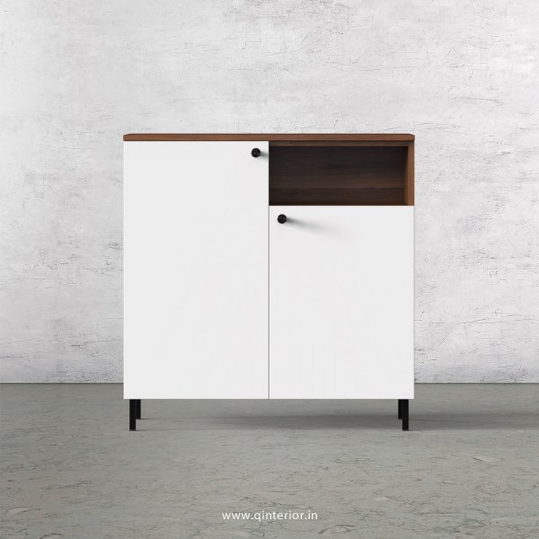 Lambent Cabinet Box in Teak and White Finish – QSB056 C6