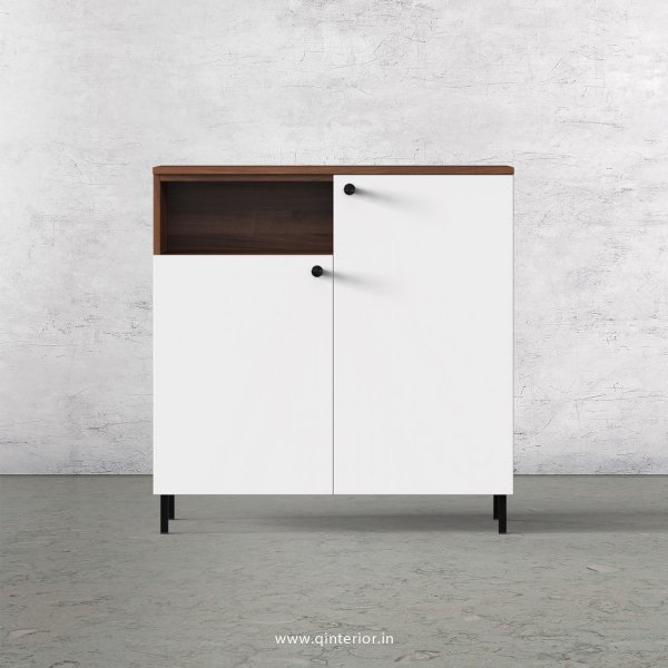 Lambent Cabinet Box in Teak and White Finish – QSB057 C6