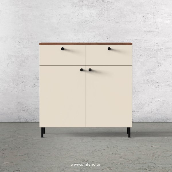 Lambent Cabinet Box in Teak and Ceramic Finish – QSB046 C64