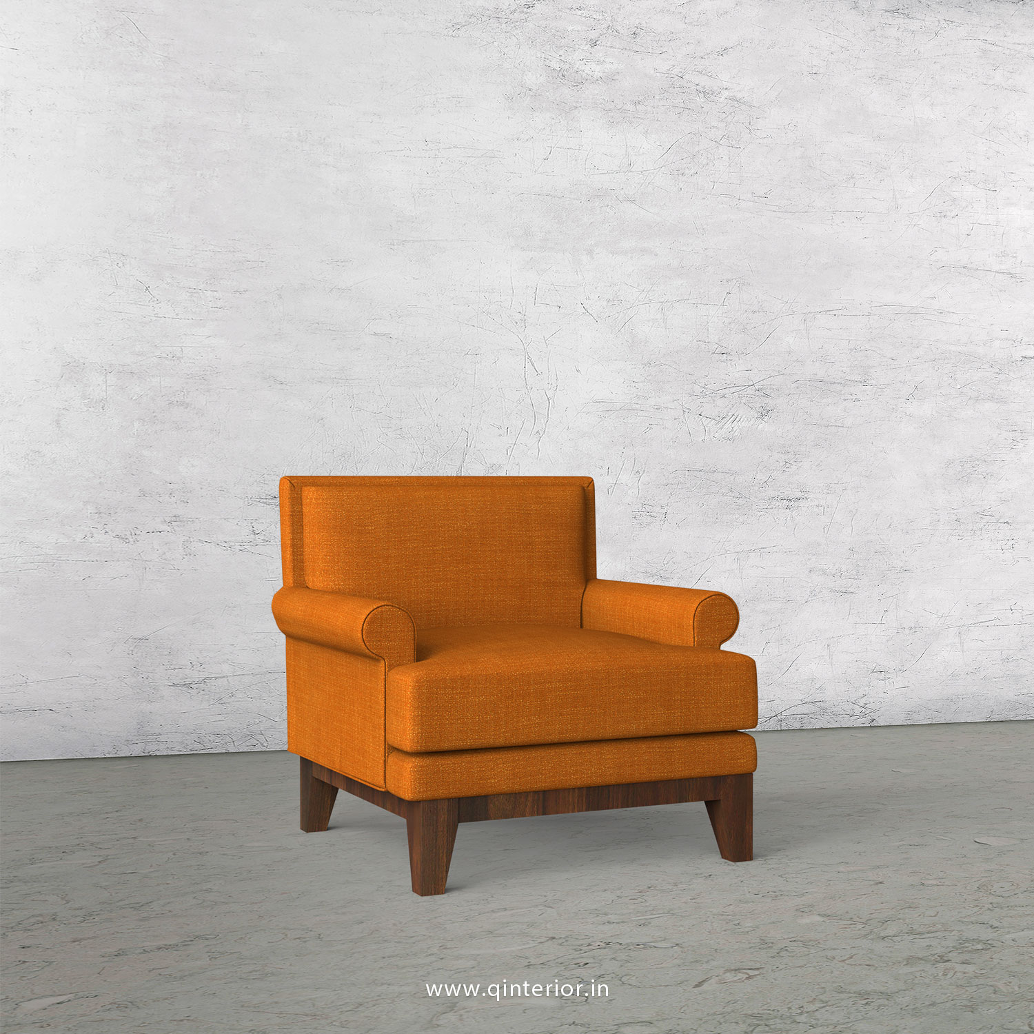 Aviana 1 Seater Sofa in Bargello Fabric - SFA001 BG02