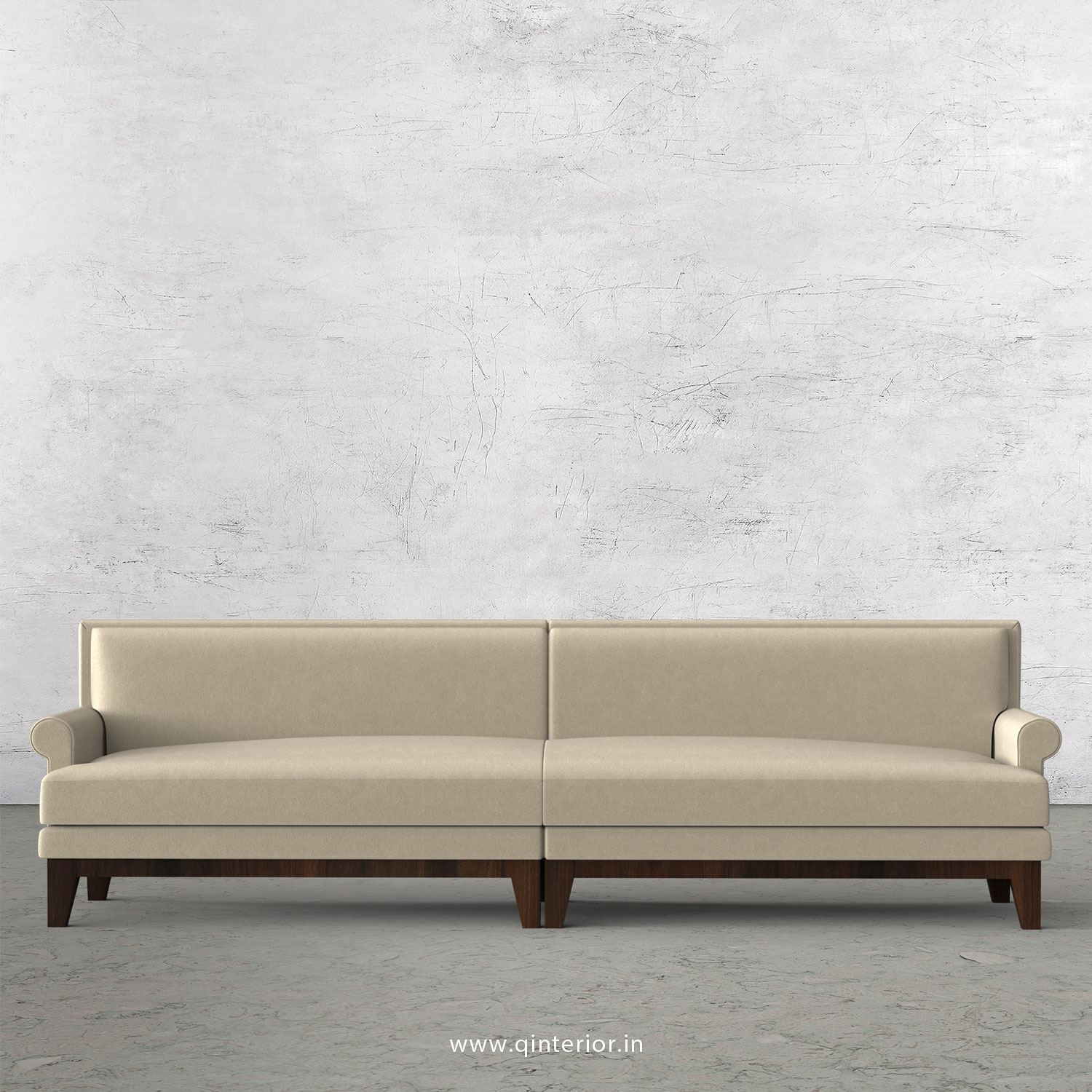 Aviana 4 Seater Sofa in Velvet Fabric - SFA001 VL01